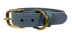Sazzz Hundehalsband Braveheart Classic Leder Hellblau
