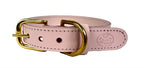 Sazzz Hundehalsband Braveheart Classic Leder Hellrosa