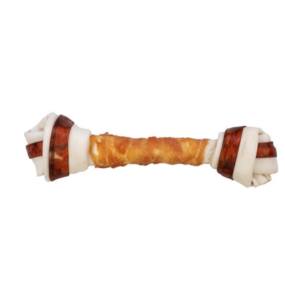 Petstyle Living Geknotet Knochen Mehrfarbig Mit Huhn