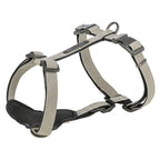 Trixie Hundegeschirr Citystyle H-Rig Baumwolle Hellgrau