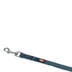 Trixie Hundeleine Schleppleine Mit Gummi Anti-Rutsch Petrol Blau