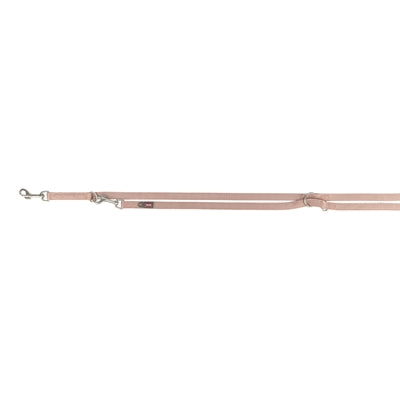 Trixie Hundeleine Premium Einstellbar Zweilagig Blush