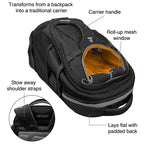 Kurgo G-Train Rucksack Schwarz