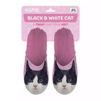 Markenlos Pantoffel Schwarz Weiss Katze Rosa