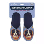 Markenlos Pantoffel Berner Sennenhund Dunkelblau