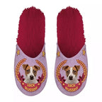 Markenlos Hausschuh Jack Russel Rosa / Fuchsia