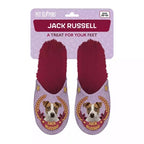 Markenlos Hausschuh Jack Russel Rosa / Fuchsia