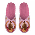 Markenlos Pantoffelpferd Rosa