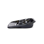 Savic Butler Futter- Und Trinkschale Mit Tablett Marmor Schwarz/Gold