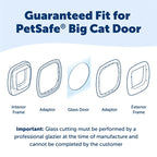 Petsafe Adapter Katzenklappe Big Cat Für Glas
