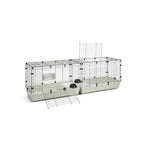 Savic Clubix 200 Nagetierkäfig Schwarz / Hellgrau