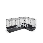 Savic Clubix Ecke Nagetierkäfig Schwarz