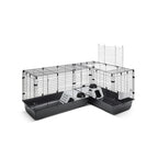 Savic Clubix Ecke Nagetierkäfig Schwarz