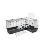 Savic Clubix Ecke Nagetierkäfig Schwarz