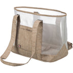 Trixie Hundetasche Mary Transparent / Sand
