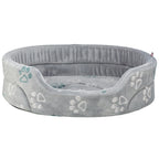 Trixie Hundekorb Jimmy Soft Oval Hellgrau