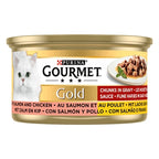 Gourmet Gold Fein Gehackter Lachs/Huhn